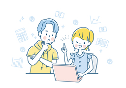 tap intoのイラスト